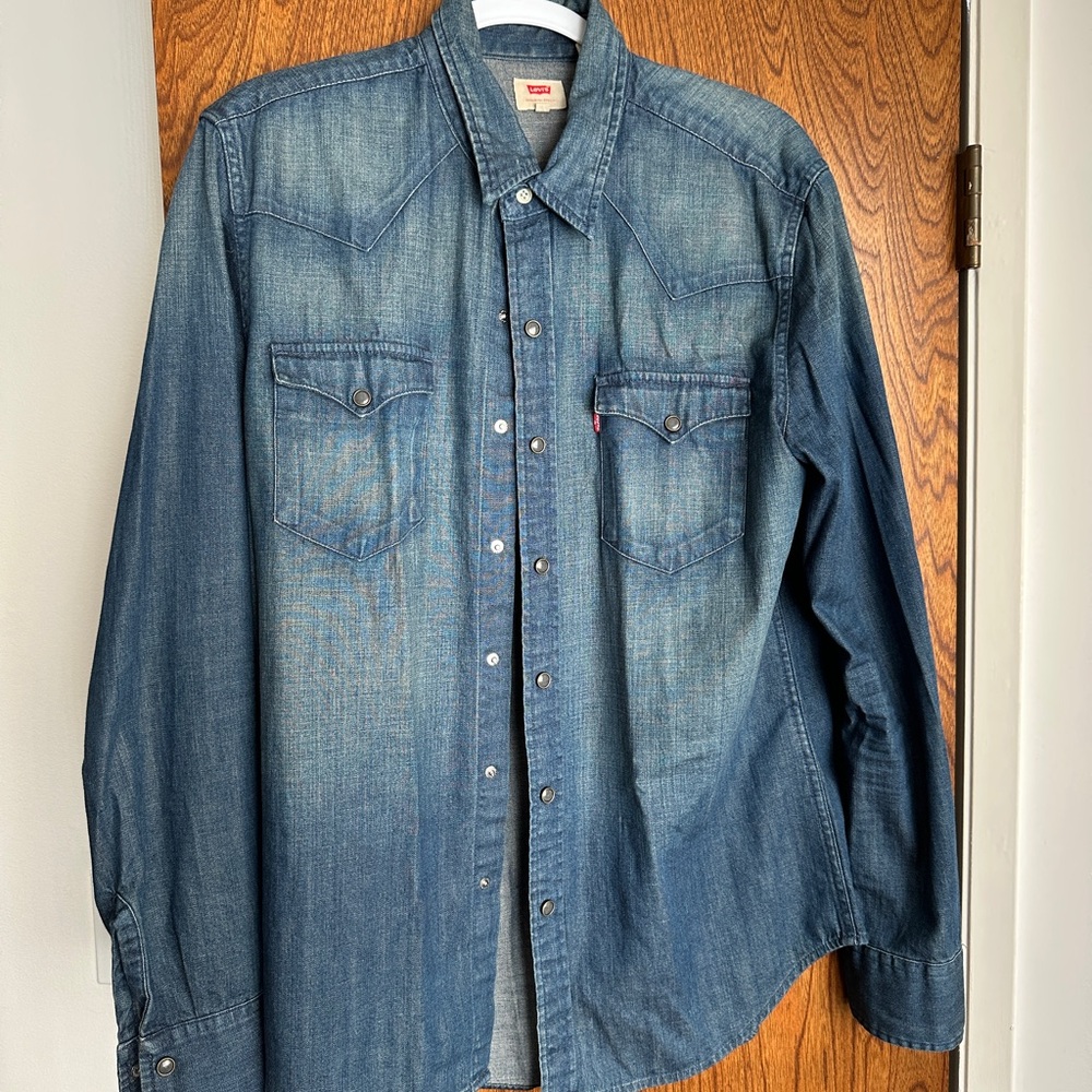 Levi's Blue Denim Shirt